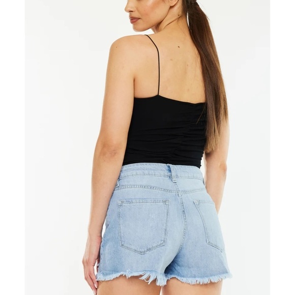 KanCan Ivanna Ultra High Waisted Mom shorts size 26 - Picture 3 of 15